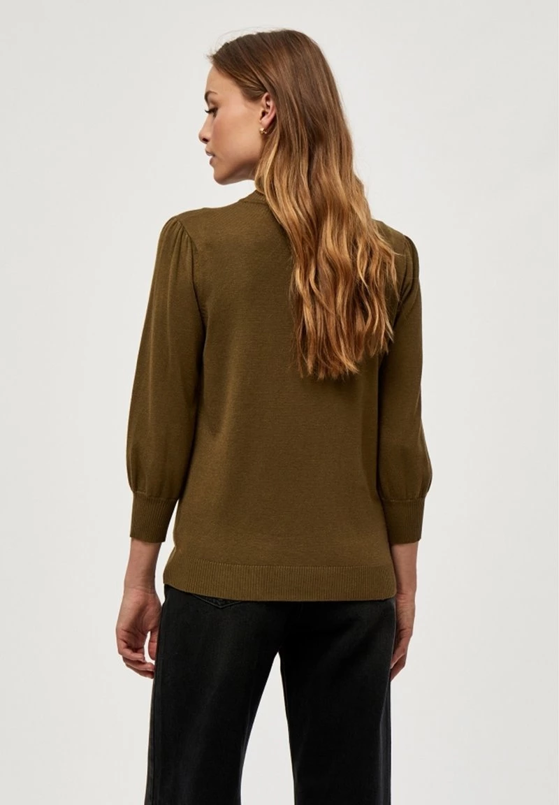 Minus Femme Pullover Dark Olive Melange 5 Minus Femme Pullover Dark Olive Melange – Image 3