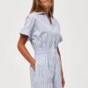 Minus Femme LESIA Combinaison Blue Stripe