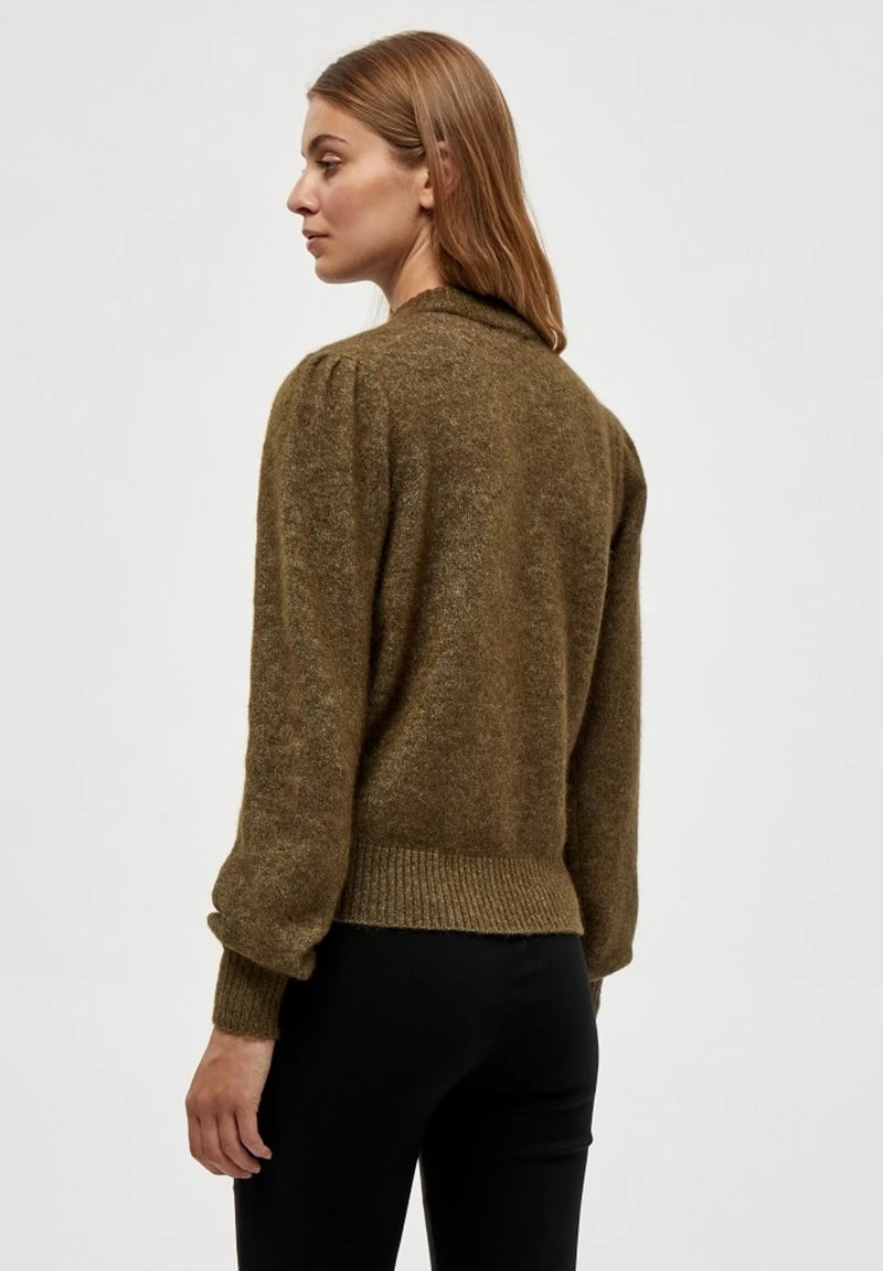 Minus Femme MILLE Pullover Dark Olive Melange 5 Minus Femme MILLE Pullover Dark Olive Melange – Image 3