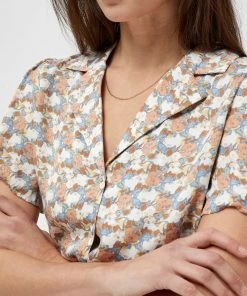 Minus SILJE Chemisier Flower Paint Print Femme -SOLDES D'ÉTÉ - Minus Fashion 01a099301f5147beb1bdff270e99c00d