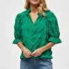 Minus Femme LELIA Chemisier Ivy Green -SOLDES D'ÉTÉ - Minus Fashion 01be009ce437449cb9b4dfafdbde3ce2