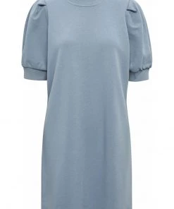 Minus MIKA Robe De Jour Dusty Blue Femme -SOLDES D'ÉTÉ - Minus Fashion 02c736b2397242fa811e18b7283c1976