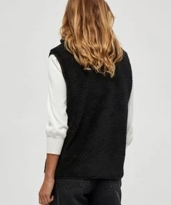 Minus MAGGIE Veste Sans Manches Black Femme 9 Minus MAGGIE Veste Sans Manches Black Femme -SOLDES D'ÉTÉ - Minus Fashion 03579cbf1b47426a93e00ea3c39c0526