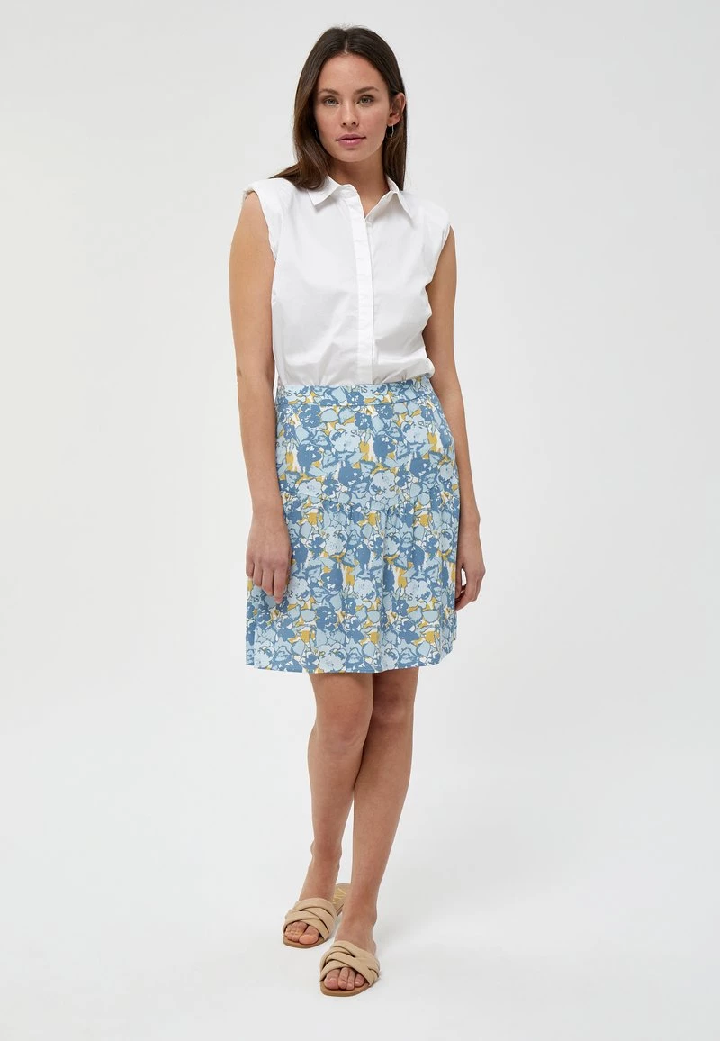 Minus SARANA Jupe Trapèze Blue Heaven Print Femme 4 Minus SARANA Jupe Trapèze Blue Heaven Print Femme – Image 2