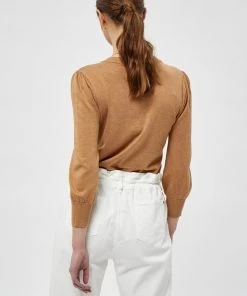 Minus MERSIN Pullover Almond Melange Femme -SOLDES D'ÉTÉ - Minus Fashion 03cde917456247eab4ac1df5b444b2ff