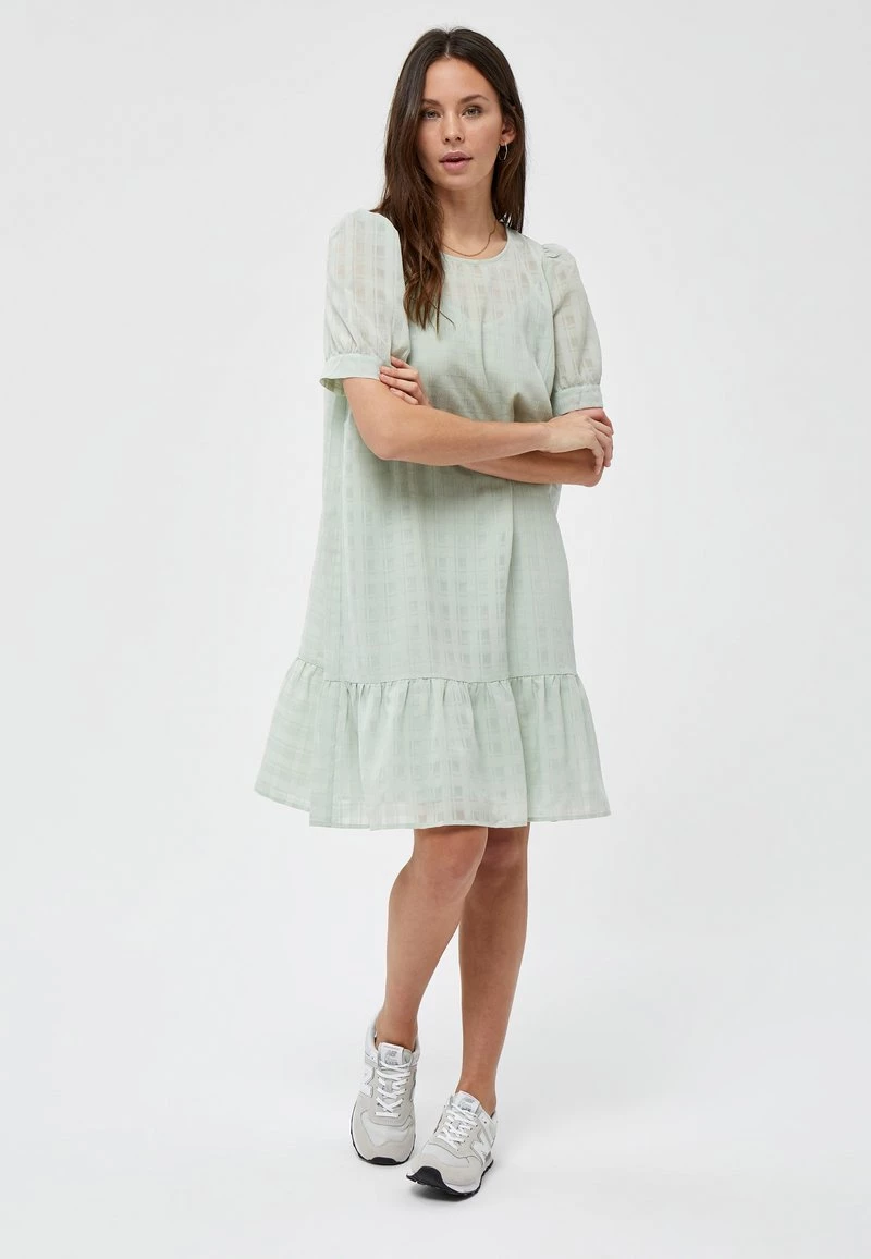 Minus SANNE Robe De Jour Matcha Ice Femme 4 Minus SANNE Robe De Jour Matcha Ice Femme – Image 2