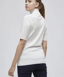 Minus Femme LIMA T Shirt Basique Broken White -SOLDES D'ÉTÉ - Minus Fashion 04f984698dd84e478a557bf2de30a050