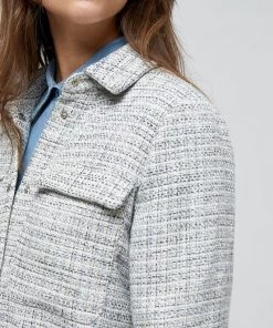 Minus Veste Légère Powder Blue Checked Femme -SOLDES D'ÉTÉ - Minus Fashion 050435890e9d4d979b57e82d1215c0b2