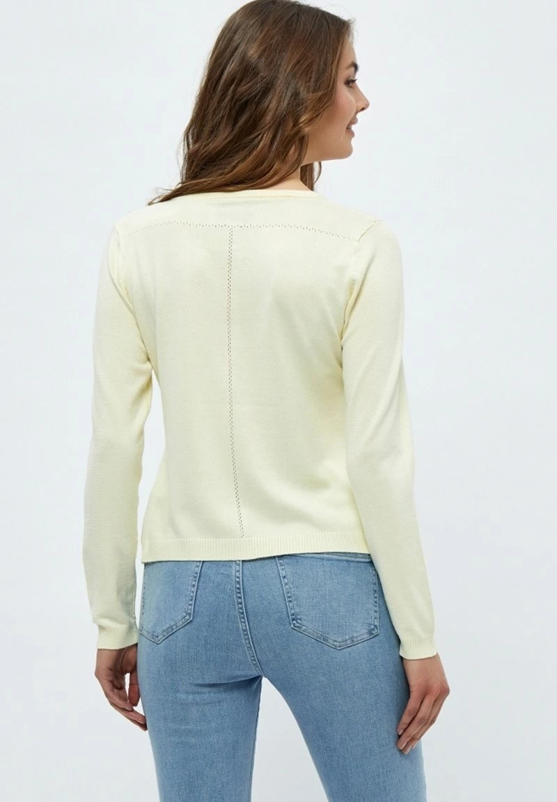 Minus NEW LAURA Gilet Lemon Sorbet Femme 5 Minus NEW LAURA Gilet Lemon Sorbet Femme – Image 3