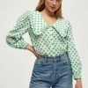 Minus Femme Blouse Green Embroidery -SOLDES D'ÉTÉ - Minus Fashion 0510e5e45eb541899e882cb76df839c4