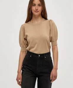 Minus Femme LIVA T Shirt Basique Sand