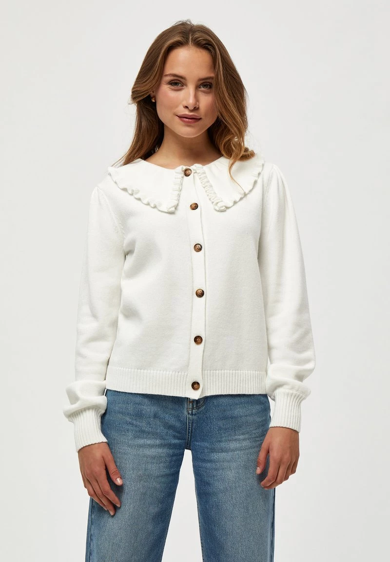 Minus ELISA Gilet Broken White Femme 3 Minus ELISA Gilet Broken White Femme