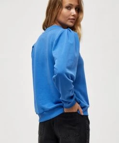 Minus MIKA Sweatshirt Palace Blue Femme -SOLDES D'ÉTÉ - Minus Fashion 06ecf5f6ae04439a9baac5cea65582d6