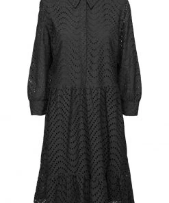 Minus Femme ZADAR Robe Chemise Black -SOLDES D'ÉTÉ - Minus Fashion 07ab4294f9444556b4b88956437c5206