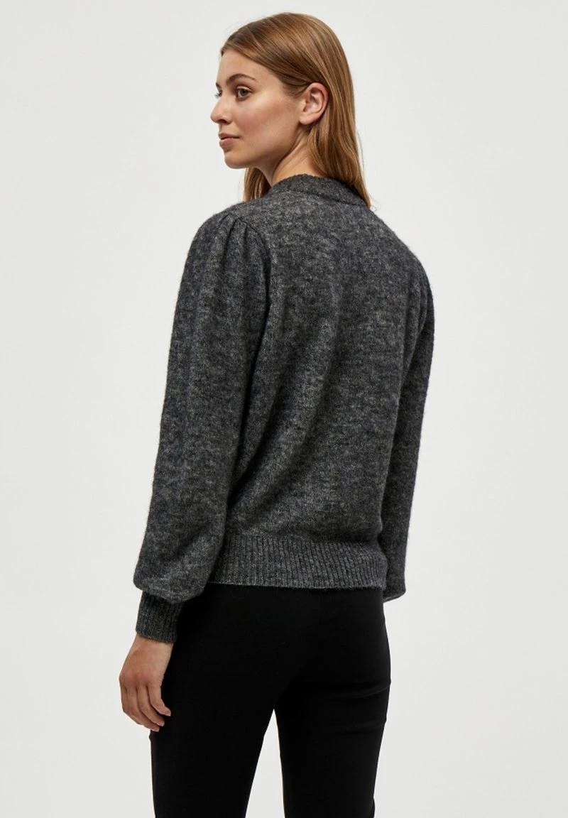 Minus MILLE Pullover Dark Grey Melange Femme 5 Minus MILLE Pullover Dark Grey Melange Femme – Image 3
