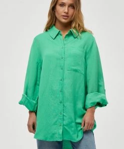 Minus MARLY Chemisier Apple Green Femme