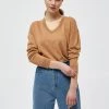 Minus Pullover Almond Melange Femme
