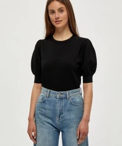 Minus LIVA T Shirt Basique Black Femme