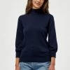 Minus Femme Pullover Black Iris Solid