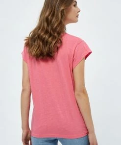 Minus Femme LETI T Shirt Basique Pink Flamingo -SOLDES D'ÉTÉ - Minus Fashion 0998d90699f24595a4de7610124261b5