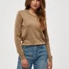 Minus GABI Pullover Almond Melange Femme