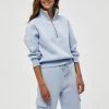 Minus Femme LEONA Sweatshirt Light Blue -SOLDES D'ÉTÉ - Minus Fashion 0adeb4a138ce472699a1f29e41648056