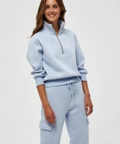 Minus Femme LEONA Sweatshirt Light Blue
