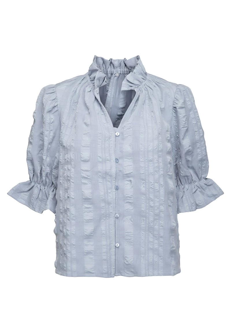 Minus BERGITTA Blouse Dark Powder Blue Femme 7 Minus BERGITTA Blouse Dark Powder Blue Femme – Image 5