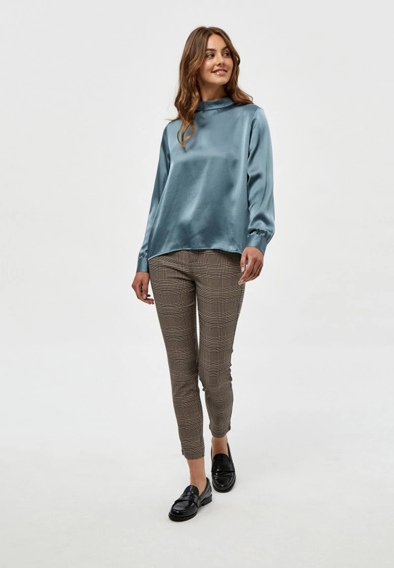 Minus Chino Rustic Brown Checked Femme 4 Minus Chino Rustic Brown Checked Femme – Image 2