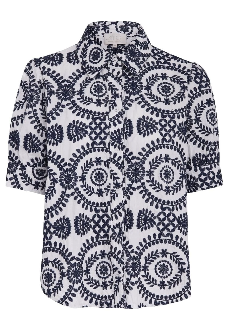 Minus Chemisier Black Iris Embroidery Femme 7 Minus Chemisier Black Iris Embroidery Femme – Image 5