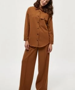 Minus Femme NAGINA Chemisier Rustic Brown