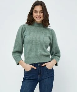 Minus Pullover Green Bay Melange Femme