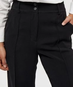 Minus ILSA Pantalon Classique Black Femme -SOLDES D'ÉTÉ - Minus Fashion 0e1529313d5d4859af32ffab414f27e5