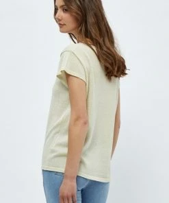 Minus Femme CARLINA T Shirt Basique Lemon Sorbet Lurex -SOLDES D'ÉTÉ - Minus Fashion 12c88e5f4caa43708a7a9850f9a34d27