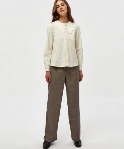 Minus Pantalon Classique Mixed Houndstooth Femme -SOLDES D'ÉTÉ - Minus Fashion 12e5a4ae78a04e89aae4de647945afe5