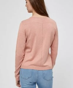 Minus Femme NEW LAURA Gilet Light Powder Rose Melange -SOLDES D'ÉTÉ - Minus Fashion 140ad46090db46248dbbd9efee8e6367