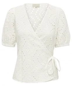 Minus Femme IDALIA Blouse Cloud Dancer -SOLDES D'ÉTÉ - Minus Fashion 1587fe686c874556a0e541abf1b55583