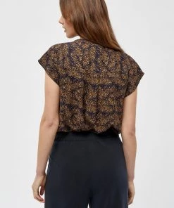 Minus Blouse Burned Hazel Dot Print Femme -SOLDES D'ÉTÉ - Minus Fashion 16ab60dac6834ba2b0a233d8dfda80bb