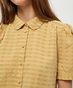 Minus Femme ZITA Chemisier Prairie Sand -SOLDES D'ÉTÉ - Minus Fashion 17eee462342c4d6c99df2d1deb3d5c1b