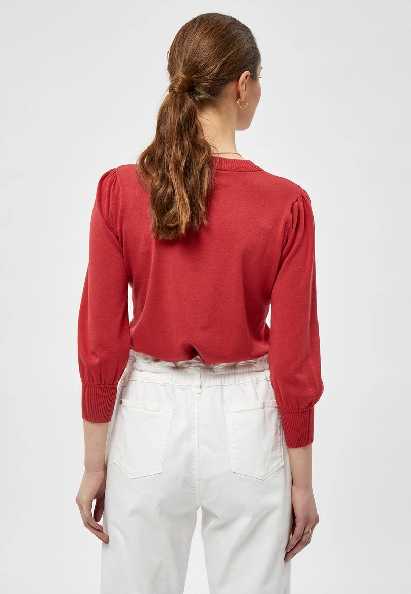 Minus MERSIN Pullover Berry Red Femme 5 Minus MERSIN Pullover Berry Red Femme – Image 3