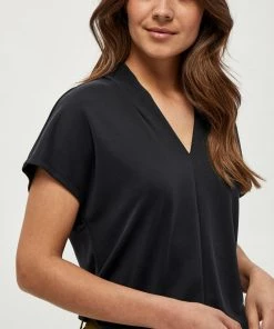Minus Femme PAULIA Blouse Black -SOLDES D'ÉTÉ - Minus Fashion 19a33419707c4a14b6be70a786ce6335