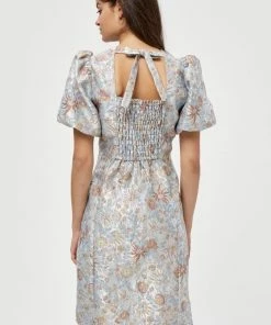 Minus VERANA Robe De Jour Ibiza Blue Flower Print Femme -SOLDES D'ÉTÉ - Minus Fashion 1a0f3bc9eb144c82bf6b687fda020886