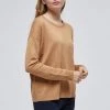 Minus ELNE Pullover Almond Melange Femme