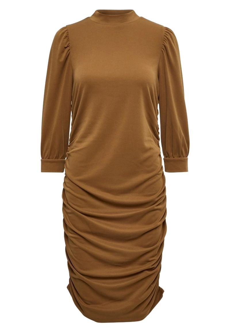 Minus HELENE Robe Fourreau Rustic Brown Femme 7 Minus HELENE Robe Fourreau Rustic Brown Femme – Image 5