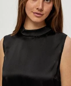 Minus Femme JUSTINE Débardeur Black -SOLDES D'ÉTÉ - Minus Fashion 1d6e3fb2279e46588995a0cdba358f6b