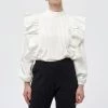 Minus YURI Blouse Broken White Femme