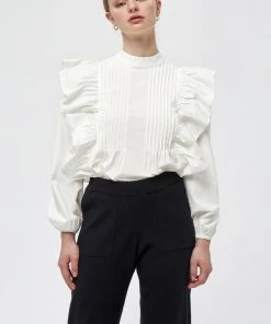 Minus YURI Blouse Broken White Femme