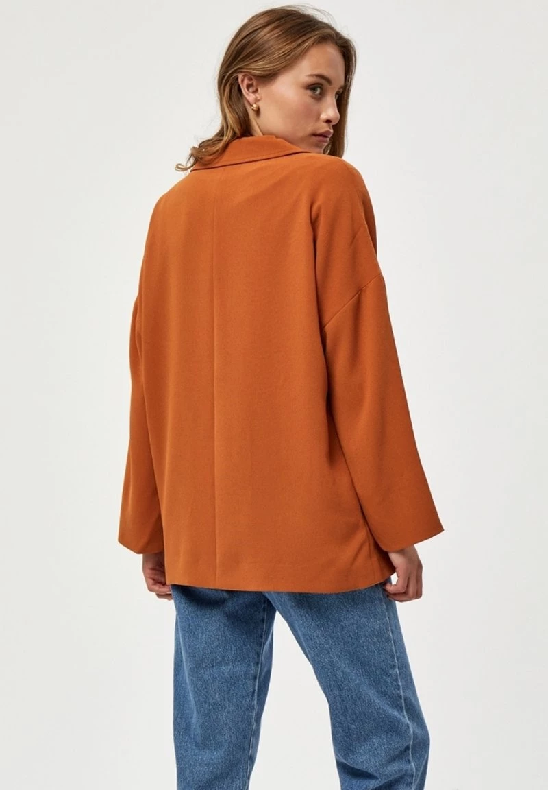 Minus Femme Manteau Court Burned Hazel 5 Minus Femme Manteau Court Burned Hazel – Image 3