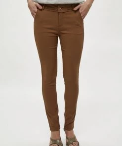 Minus Femme CARMA Pantalon Classique Walnut Brown