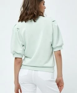 Minus MIKA T Shirt Basique Frosted Mint Femme -SOLDES D'ÉTÉ - Minus Fashion 20f6ea09407c4664b138ae507d22c649